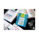 Post-it Grid Notes, Quad Ruled, 4" x 6", White, 50 Sheets/Pad, 6 Pads/Pack