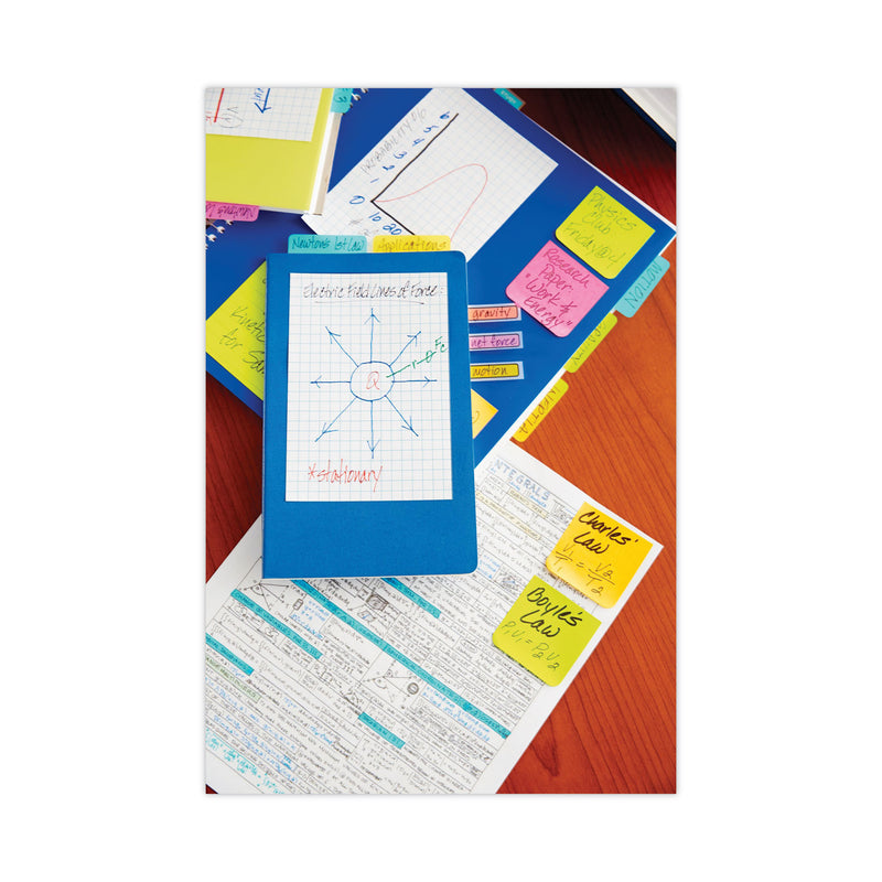 Post-it Grid Notes, Quad Ruled, 4" x 6", White, 50 Sheets/Pad, 6 Pads/Pack