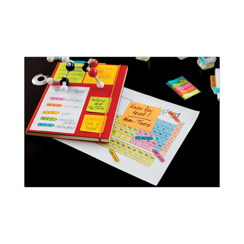 Post-it Grid Notes, Quad Ruled, 4" x 6", White, 50 Sheets/Pad, 6 Pads/Pack