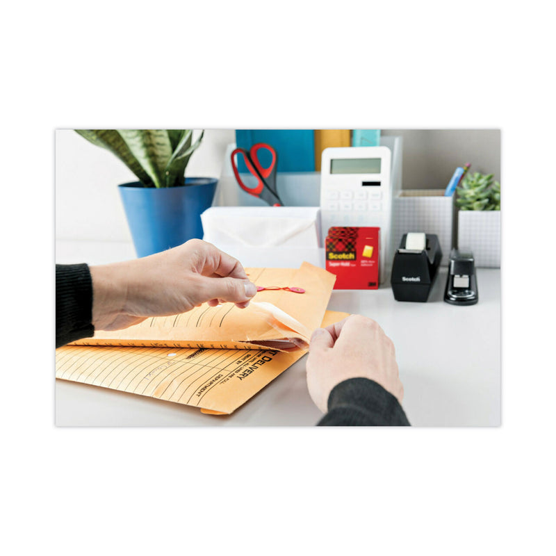 Scotch Super-Hold Tape Refill, 1" Core, 0.75" x 27.77 yds, Transparent, 6/Pack