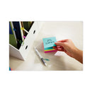 Post-it Original Cubes, 3" x 3", Aqua Wave Collection, 400 Sheets/Cube