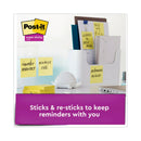 Post-it Pads in Canary Yellow, 3" x 3", 90 Sheets/Pad, 5 Pads/Pack