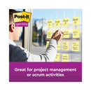 Post-it Pads in Canary Yellow, 3" x 3", 90 Sheets/Pad, 5 Pads/Pack