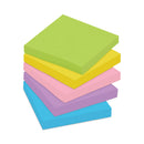 Post-it Original Pads in Floral Fantasy Collection Colors, 3" x 3", 100 Sheets/Pad, 5 Pads/Pack