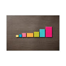 Post-it Original Pads in Poptimistic Collection Colors, 3" x 5", 100 Sheets/Pad, 5 Pads/Pack