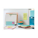 Post-it Pads in Supernova Neon Collection Colors, Note Ruled, 4" x 6", 90 Sheets/Pad, 3 Pads/Pack