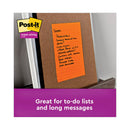 Post-it Pads in Energy Boost Collection Colors, Note Ruled, 4" x 6", 90 Sheets/Pad, 3 Pads/Pack