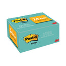 Post-it Original Pads in Beachside Cafe Collection Colors, Value Pack, 1.38" x 1.88", 100 Sheets/Pad, 24 Pads/Pack