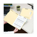 Smead Top Tab Heavyweight Manila Fastener Folders, 2 Fasteners, Letter Size, Manila Exterior, 50/Box