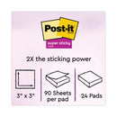 Post-it Pads in Canary Yellow, Value Pack, 3" x 3", 90 Sheets/Pad, 24 Pads/Pack