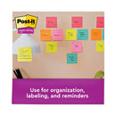Post-it Self-Stick Notes Office Pack, 3" x 3", Supernova Neons Collection Colors, 90 Sheets/Pad, 24 Pads/Pack
