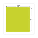 Post-it Big Notes, Unruled, 11 x 11, Green, 30 Sheets