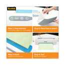 Scotch Self-Sealing Laminating Pouches, 9.5 mil, 3.88" x 2.44", Gloss Clear, 25/Pack
