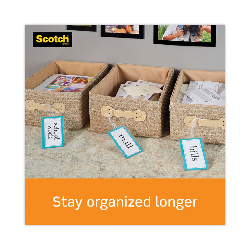 Scotch Self-Sealing Laminating Pouches, 9.5 mil, 3.88" x 2.44", Gloss Clear, 25/Pack