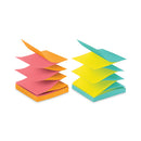 Post-it Original Pop-up Refill, Poptimistic Collection Alternating-Color Value Pack, 3" x 3", 100 Sheets/Pad, 12 Pads/Pack