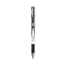 Zebra Z-Grip Flight Ballpoint Pen, Stick, Bold 1.2 mm, Black Ink, White/Black Fashion Accents Barrel, 12/Pack