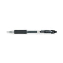 Zebra Sarasa Dry Gel X20 Gel Pen, Retractable, Fine 0.5 mm, Black Ink, Smoke Barrel, 12/Pack
