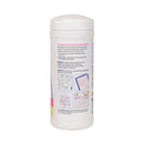 Motsenbocker's Lift-Off Dry Erase Cleaner Wipes, Cloth, 7 x 12, 40/Canister, 6 Canisters/Carton