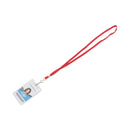 Advantus Deluxe Lanyards, Metal J-Hook Fastener, 36" Long, Red, 24/Box