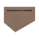 Universal Premium Ruled Writing Pads with Heavy-Duty Back, Wide/Legal Rule, Black Headband, 50 White 8.5 x 11 Sheets, 6/Pack