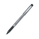 Pilot Precise Grip Roller Ball Pen, Stick, Extra-Fine 0.5 mm, Black Ink, Black Barrel