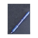 Paper Mate Profile Gel Pen, Retractable, Bold 1 mm, Blue Ink, Translucent Blue Barrel, Dozen
