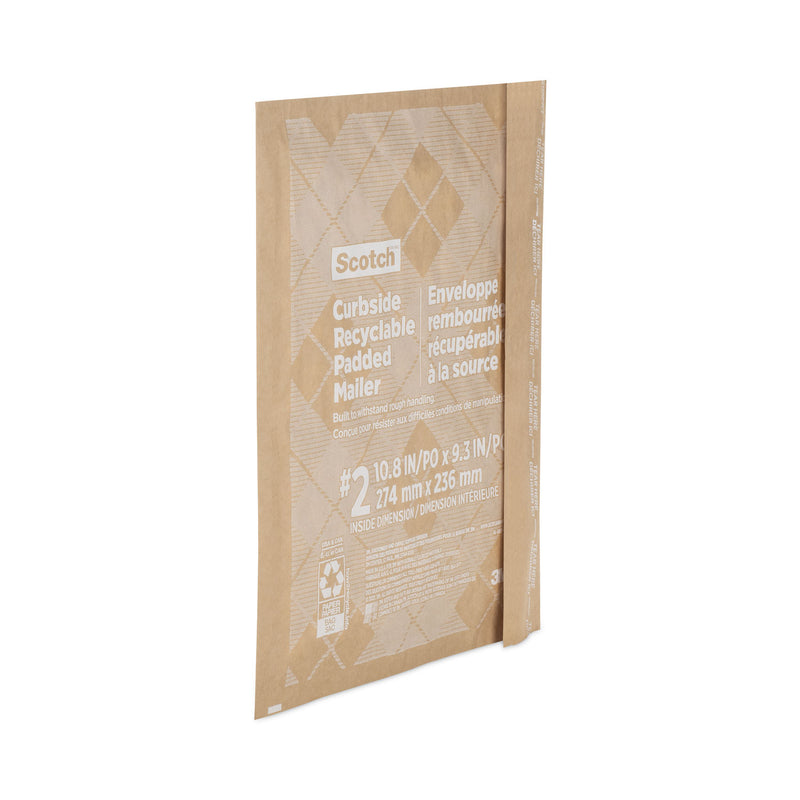 Scotch Curbside Recyclable Padded Mailer,