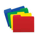 Smead SuperTab Top Tab File Folders, 1/3-Cut Tabs: Assorted, Letter Size, 0.75" Expansion, Polypropylene, 12/Pack