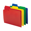 Smead SuperTab Top Tab File Folders, 1/3-Cut Tabs: Assorted, Letter Size, 0.75" Expansion, Polypropylene, 12/Pack