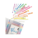U Brands Gel Pen, Stick, Fine, Assorted Sizes, Assorted Ink and Barrel Colors, 30/Pack