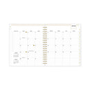 Blue Sky Day Designer Navy Stripe Daily/Monthly Planner, Navy Stripe Artwork, 10 x 8, Navy/White Cover, 12-Month (Jan to Dec): 2023