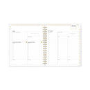 Blue Sky Day Designer Navy Stripe Daily/Monthly Planner, Navy Stripe Artwork, 10 x 8, Navy/White Cover, 12-Month (Jan to Dec): 2023