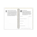 Blue Sky Day Designer Navy Stripe Daily/Monthly Planner, Navy Stripe Artwork, 8 x 5, Navy/White Cover, 12-Month (Jan to Dec): 2023