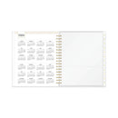 Blue Sky Day Designer Navy Stripe Daily/Monthly Planner, Navy Stripe Artwork, 10 x 8, Navy/White Cover, 12-Month (Jan to Dec): 2023