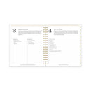 Blue Sky Day Designer Navy Stripe Daily/Monthly Planner, Navy Stripe Artwork, 10 x 8, Navy/White Cover, 12-Month (Jan to Dec): 2023