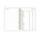 Blue Sky Day Designer Navy Stripe Daily/Monthly Planner, Navy Stripe Artwork, 8 x 5, Navy/White Cover, 12-Month (Jan to Dec): 2023