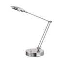 Alera Adjustable LED Task Lamp with USB Port, 11"w x 6.25"d x 26"h, Brushed Nickel