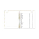 Blue Sky Day Designer Navy Stripe Daily/Monthly Planner, Navy Stripe Artwork, 10 x 8, Navy/White Cover, 12-Month (Jan to Dec): 2023