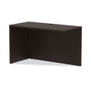 Alera Valencia Series Reversible Return/Bridge Shell, 47.25w x 23.63d x 29.5h, Espresso
