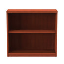 Alera Valencia Series Bookcase, Two-Shelf, 31.75w x 14d x 29.5h, Med Cherry