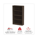 Alera Valencia Series Bookcase, Four-Shelf, 31.75w x 14d x 54.88h, Espresso