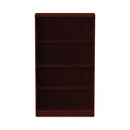 Alera Valencia Series Bookcase, Four-Shelf, 31.75w x 14d x 54.88h, Mahogany