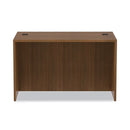 Alera Valencia Series Straight Front Desk Shell, 47.25" x 29.5" x 29.63", Modern Walnut