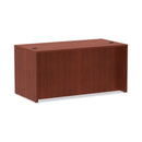 Alera Valencia Series Straight Front Desk Shell, 59.13" x 29.5" x 29.63", Medium Cherry
