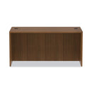 Alera Valencia Series Straight Front Desk Shell, 59.13" x 29.5" x 29.63", Modern Walnut