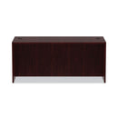 Alera Valencia Series Straight Front Desk Shell, 65" x 29.5" x 29.63", Mahogany