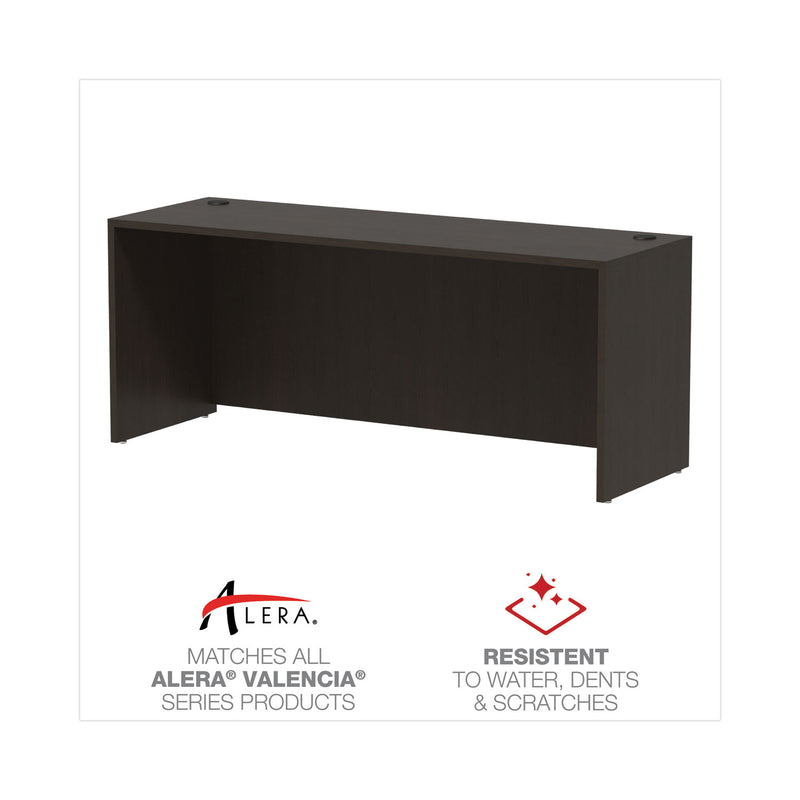 Alera Valencia Series Credenza Shell, 70.88w x 23.63d x 29.5h, Espresso