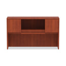 Alera Valencia Series Hutch with Doors, 4 Compartments, 58.88w x 15d x 35.38h, Medium Cherry
