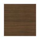 Alera Valencia Series Hutch with Doors, 4 Compartments, 64.75w x 15d x 35.38h, Modern Walnut