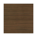 Alera Valencia Series Hutch with Doors, 4 Compartments, 70.63w x 15d x 35.38h, Modern Walnut